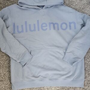 Lululemon Athletica Blue Sweatshirt Hoodie Size 12